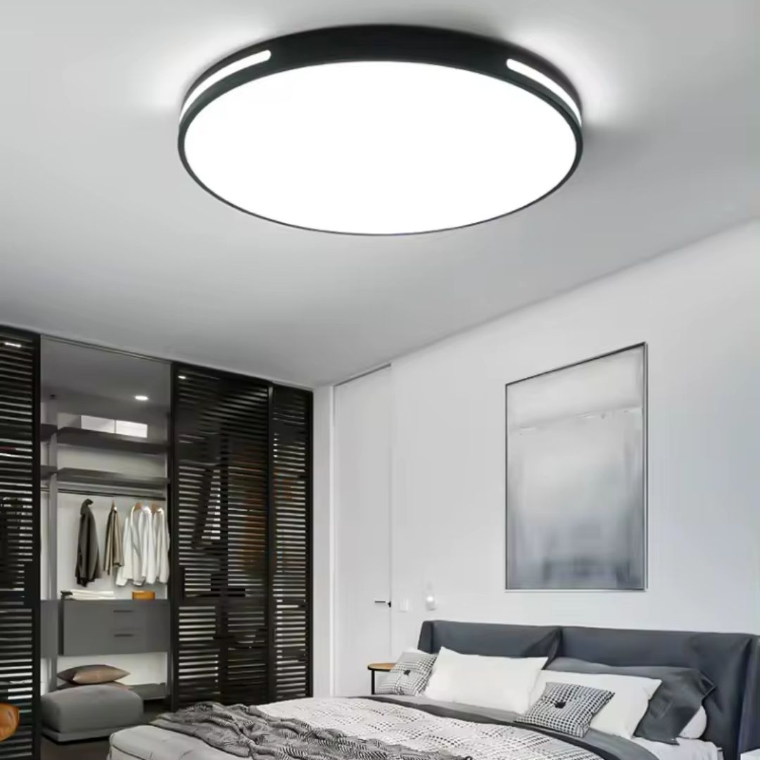 كشاف شباك مدور اسود 40سم