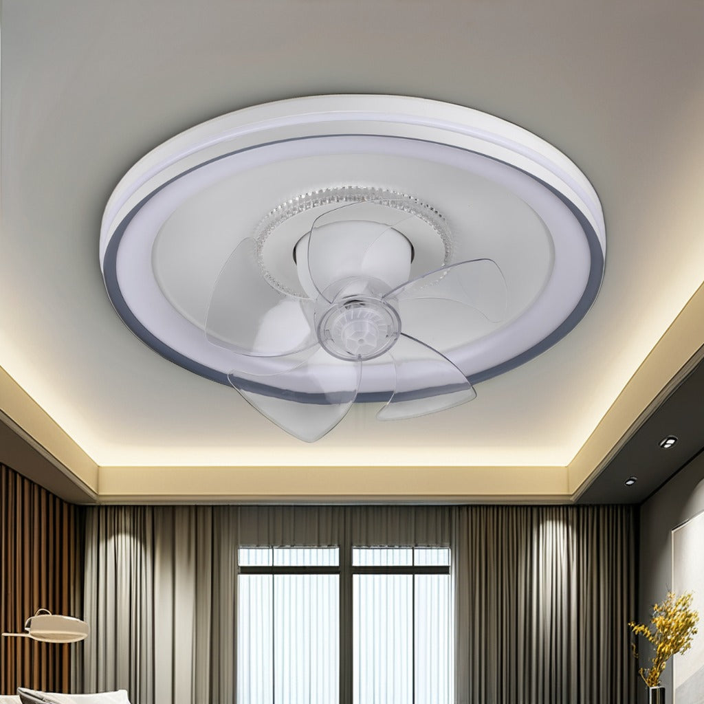 كشاف مروحة سمارت ابيض