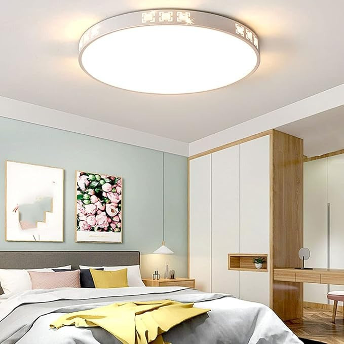 كشاف كرستال ابيض قطر 50 سم