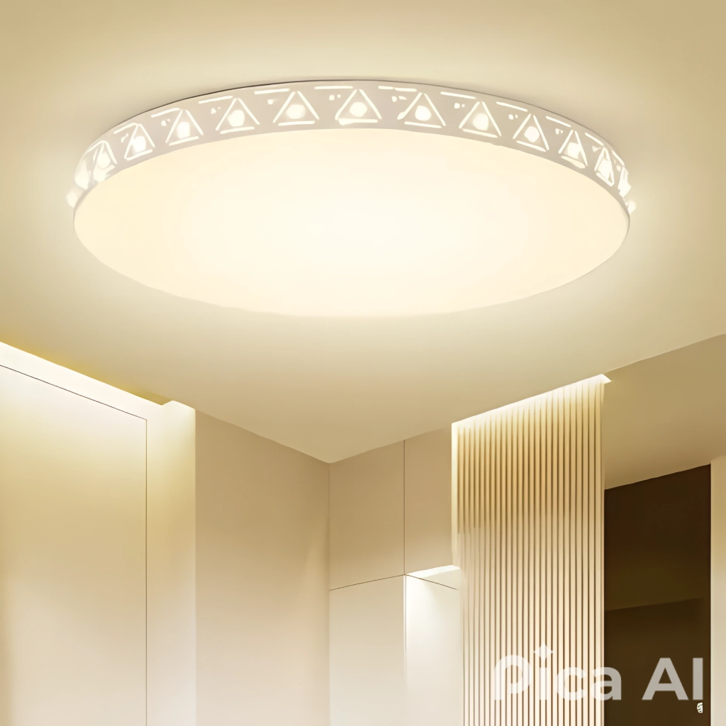 كشاف كرستال مثلثات ابيض قطر 40سم