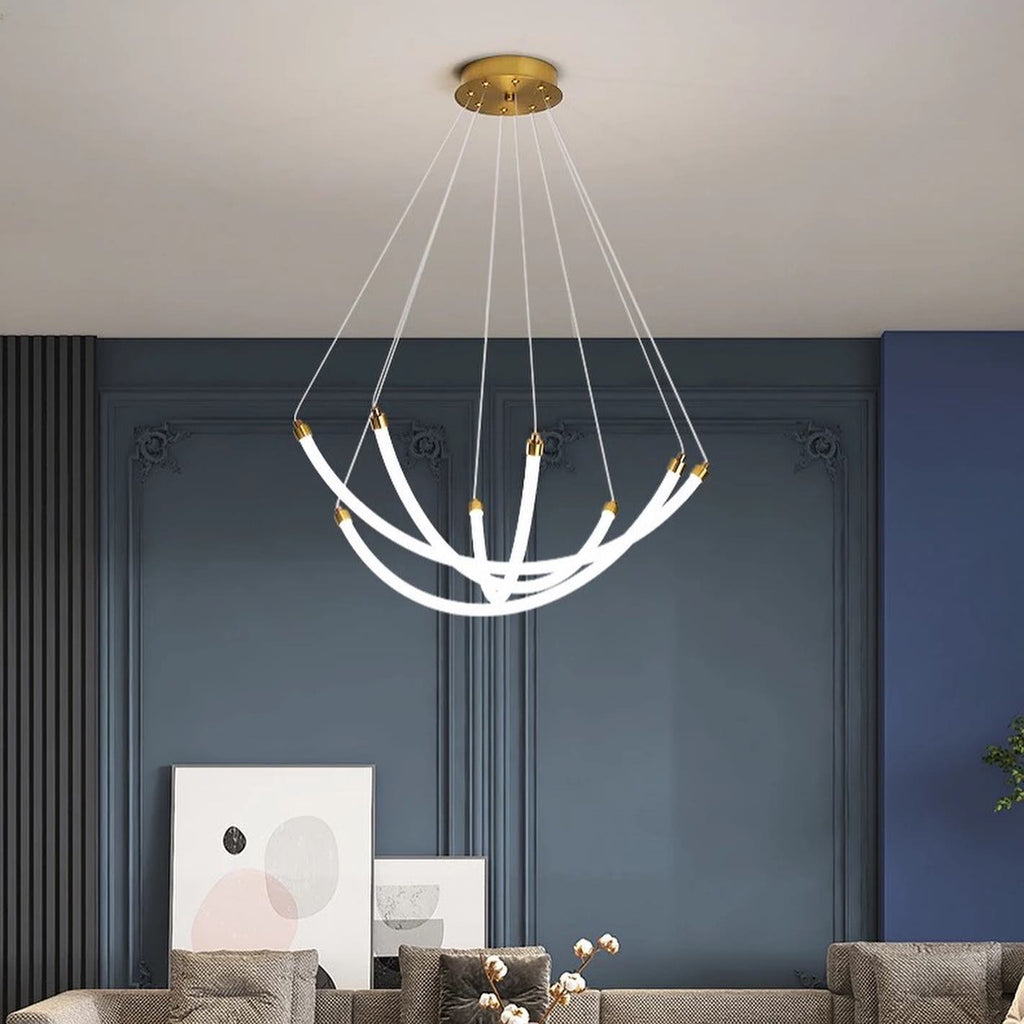 نجفة ليد سبيدرا ابيض فى دهبي