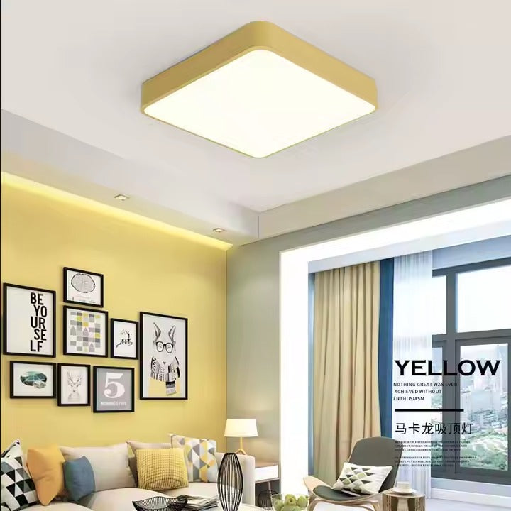 كشاف مربع اصفر 30*30سم