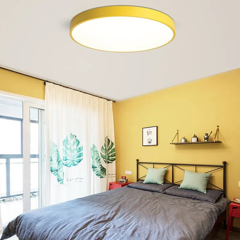 كشاف اصفر مدور 50سم