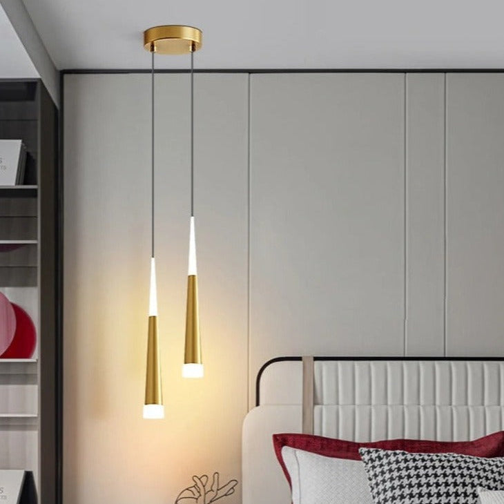 معلقة كارينا ذهبي مزدوج