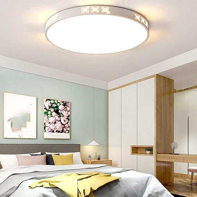 كشاف كرستال مدور  ابيض40  سم