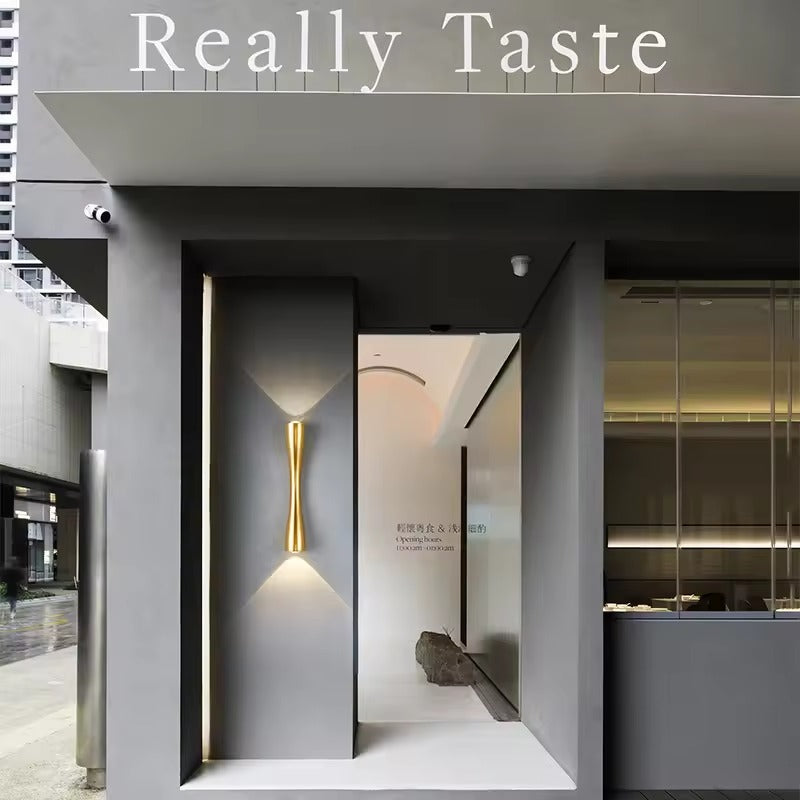 ابليك حائط اب دون مقبض  دهبي