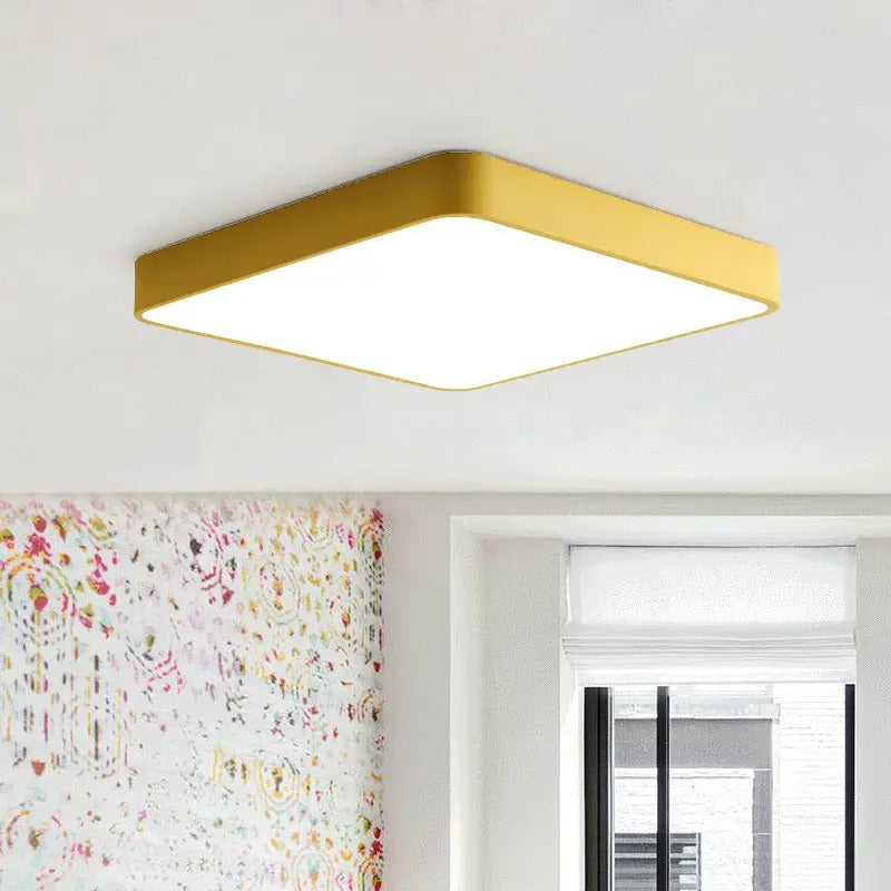 كشاف مربع اصفر 40*40سم