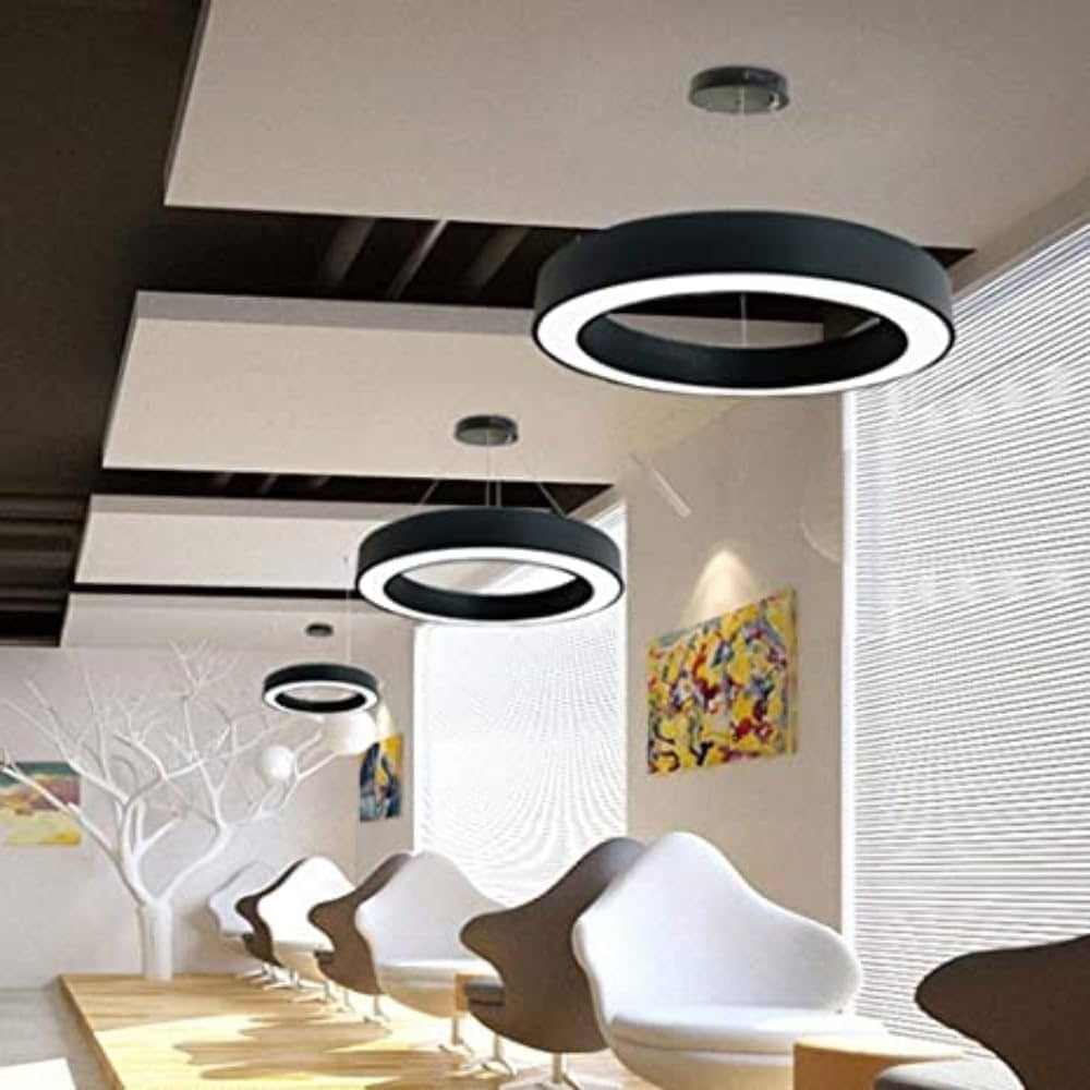 كشاف دئري مفرغ 50سم اسود