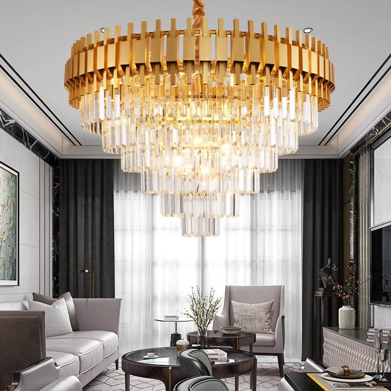 نجفه مكعب دهبي 60سم