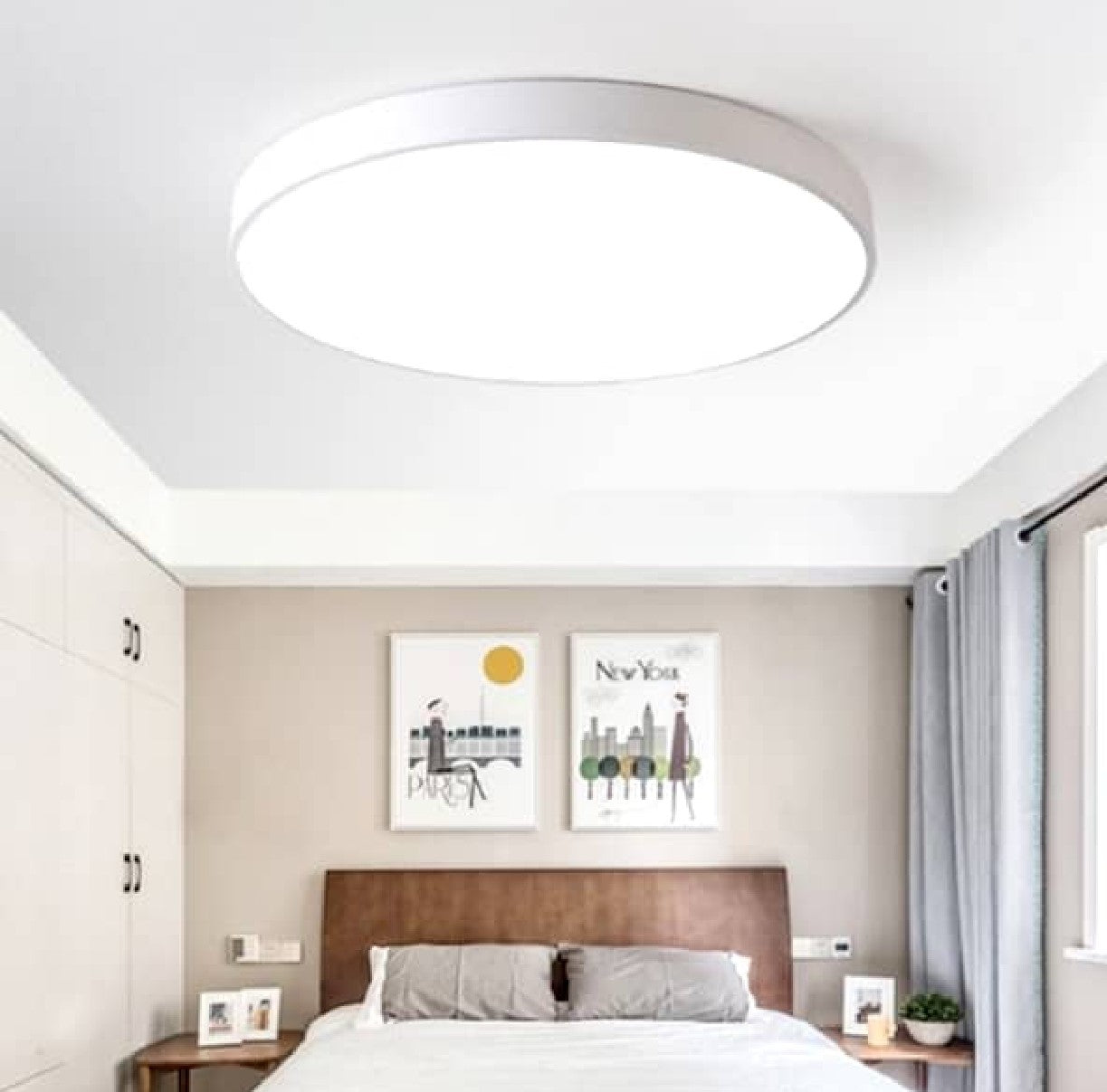 كشاف سقف حمام ومطبخ وبالكونة  ليد مدور