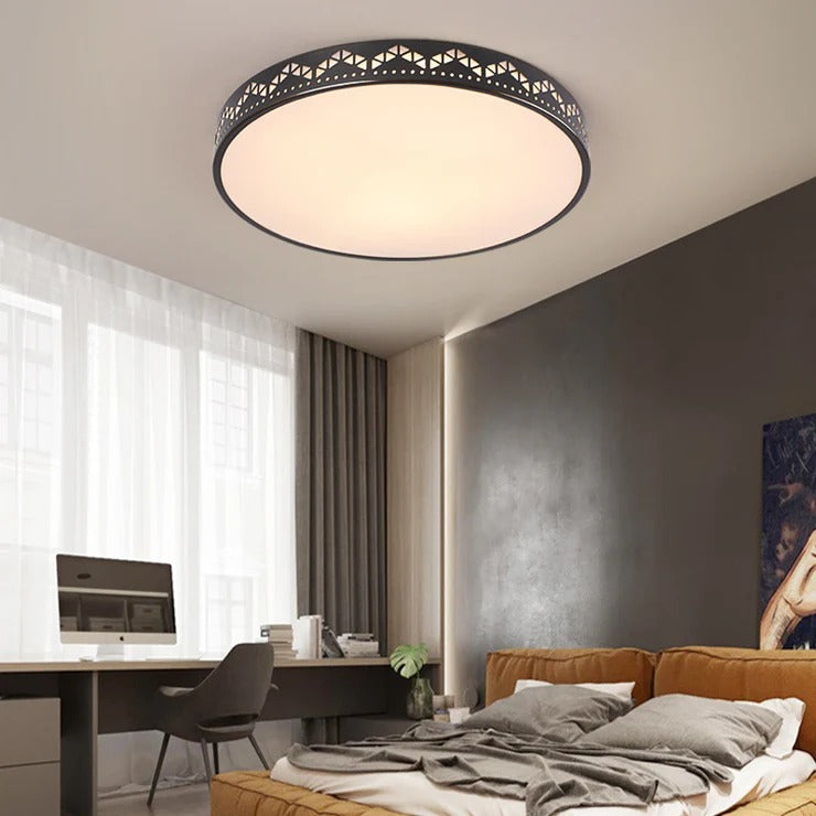 كشاف مدور زج زاج اسود