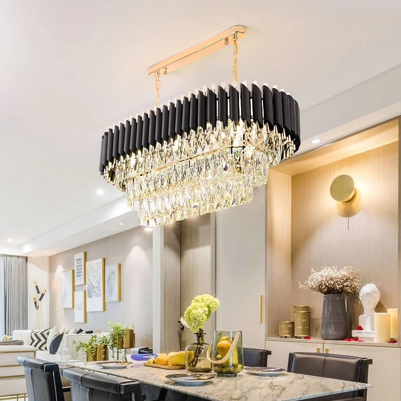 نجفه كرستال باسكت مستطيل 30*70سم