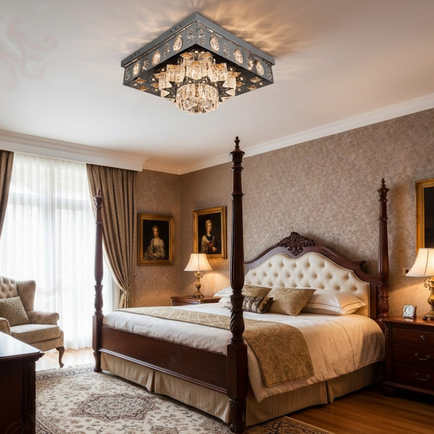 كشاف ليد كرستال مربع 60*60سم